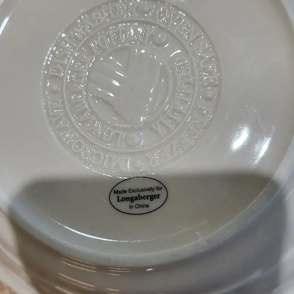 Longaberger Small Small Plate 7 1/4
